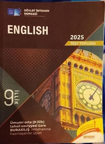 Məhsul: “ENGLISH – 2025 Test Toplusu” (Dövlət İmtahan Mərkəzi) - — 1