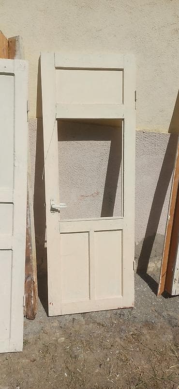 Ağ rəngdə taxta otaq qapıları dəsti - Material: massiv taxta - Rəng — 2