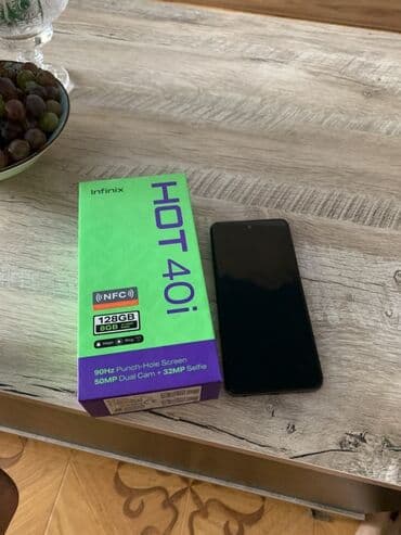 yeni hub: Infinix Hot 40, 128 ГБ, цвет - Синий — 2