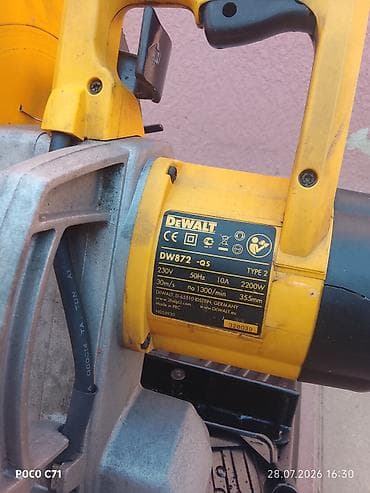 disk mişar: Dewalt stasionar mişarı - Marka/model: Dewalt (sənaye tipli stasionar — 5