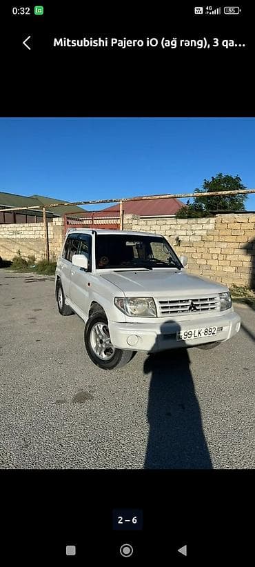 2 5 dizel mator: Mitsubishi Pajero iO – ağ rəngli, kompakt SUV tecilli satlir Texniki — 6