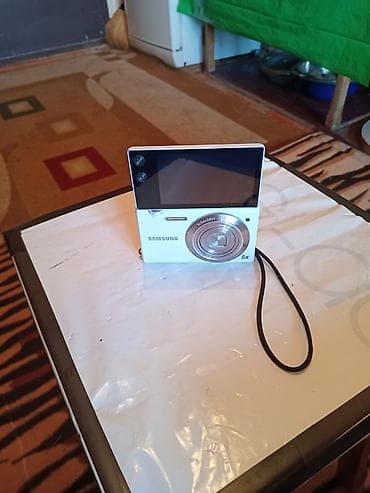 фотоаппарат canon цифровой: Samsung rəqəmsal fotoaparat - Rəng: ağ - Brend: Samsung - Linza — 1