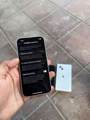 iphone 13 kreditlə: IPhone 13, Ağ, Face ID — 1