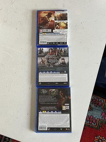 ps4 rolu: PS4 diskləri – 3 oyundan ibarət satış - Tomb Raider: Definitive — 2