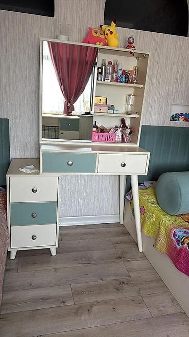 Uşaqlar/yeniyetmələr otağı üçün çoxfunksiyalı mebel dəsti Tərkibi və