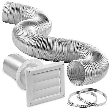 karopka yagi: Quruducu havalandırma dəsti – elastik alüminium boru və xarici çıxış — 1