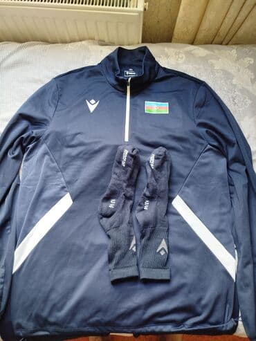 купить кепку в баку: Macron brendinin idman geyimi (yunqa paketdə). Üzərində Azərbaycan — 6