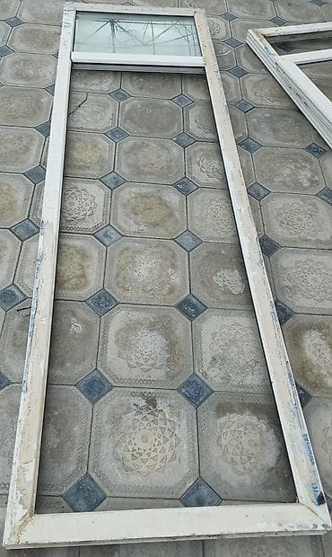 plasdik cen: Plastik (PVC) qapı və karkas dəsti - 1 ədəd tam qapı yarpağı və qapı — 3