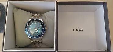timex: Timex M79 Batman Blue Automatik dalğıc üslublu qol saatı Replika - — 5