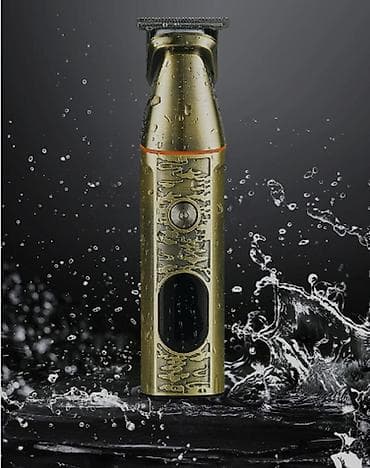 тример: Kemei 5859 - Trimmer dəsti 5in1 / IPX6 / 7000RPM /Qızılı / TYPC — 7