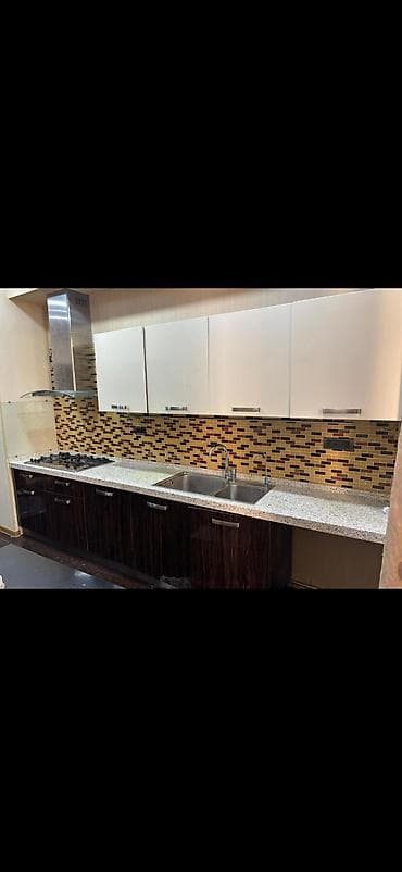 mdf metbex mebelleri: 🐞Metbex mebeli Qiymet 440 azn ölçüsü 3.60 metr üstü mermer: qaz moyka — 1