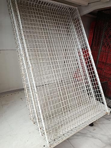 vitrin panel: Metal məftildən hazırlanmış tor səbətlər/raflar inkubator üçün — 2