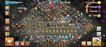 Clash of Clans hesabı – yüksək səviyyəli əsas kənd və inkişaf etmiş