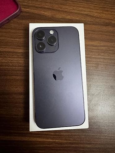 appl: IPhone 14 Pro Max, 128 GB, Deep Purple, Barmaq izi, Face ID, Sənədlərlə — 1