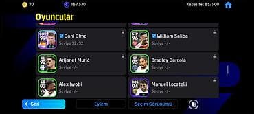 EFootball hesabı – güclü komanda və ulduz kolleksiyası - Komanda — 7