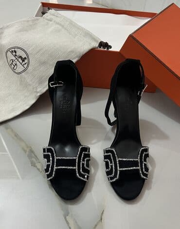 женские демисезонные замшевые ботфорты: Туфли, Размер: 37.5, цвет - Черный, Новый — 3