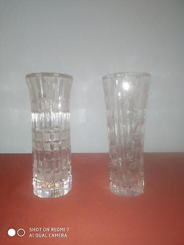 gul dekorlari: Vaza dəsti, Xrustal — 2