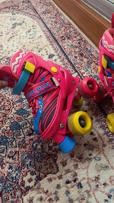 Roliklər: Uşaq dördtəkərli paten dəsti - Model: “Inline Skates” yazılı uşaq — 4
