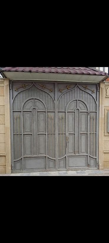 продам ворота бу: 499₼ darvaza satılır Ölçüsü 3 metirin 3 metrə Üstündəki papaqda — 1