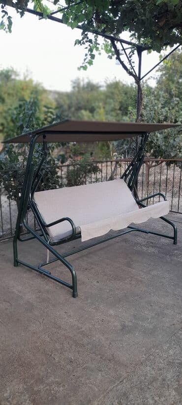 Divan-yelləncək, Zontikli, Metal