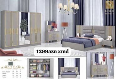 Mətbəx mebeli: İkinəfərlik çarpayı, Dolab — 1