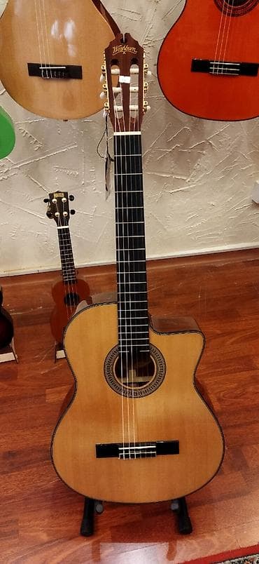 gitara sekilleri: Marka: Washbrun Model: c64sce Ünvan:Nizami 42 (Daxili işlər nazirliyin — 1