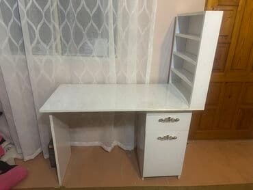 transformer masalar: Düz masa, Stulsuz, Polkalı, Siyirməli, Parlaq laminat — 1