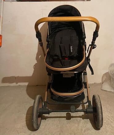 купить бу коляску: Классическая прогулочная коляска, Б/у, Пол: Мальчик, Возраст: 30 месяцев, Самовывоз — 3