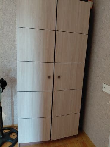 taxta şkaf: Açılan, 2 qapılı Düz dolab, Şifonyer — 1