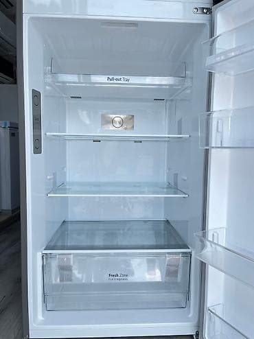 telvizor satisi: İşlənmiş 2 qapılı LG Soyuducu Satılır, rəng - Gümüşü, Dolab içi — 5