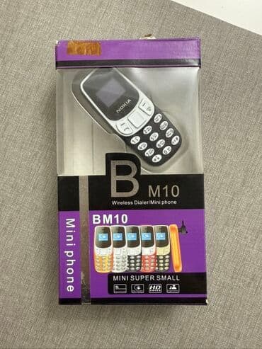 BM10 Mini Phone – ultra kiçik və yüngül düyməli telefon. İstifadə üçün — 1
