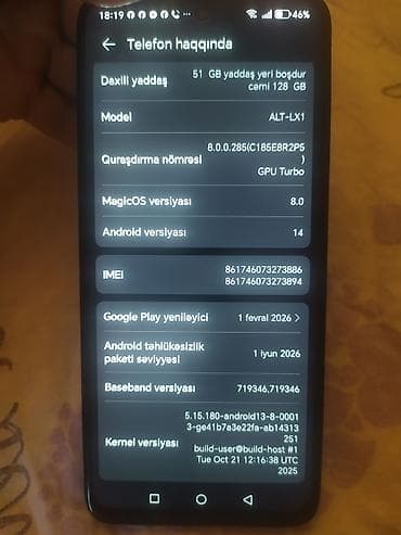 printer telefon: Honor X7c, 128 GB, rəng - Qara, Sənədlərlə — 4