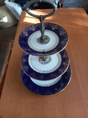 Qədəhlər, rəng - Qırmızı, 6 ədədli dəst, Çexiya