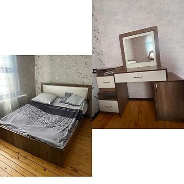 islenmis mebel: İkinəfərlik çarpayı, Termo, 2 tumba, İşlənmiş — 1