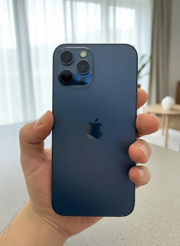 IPhone 12 Pro Max, 128 GB, Blue Titanium, Face ID lalafo.az -da IPhone 12 Pro Max, 128 GB, Blue Titanium, Face ID