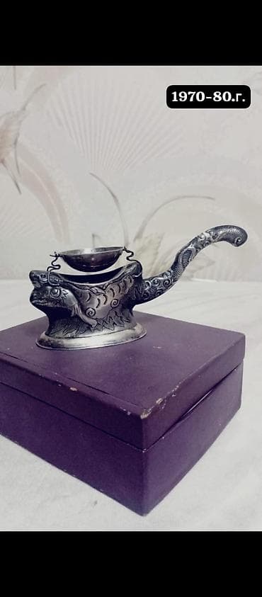 slim çay: Məhsul: 900 ayarlı gümüş çay süzgəci/mini çaydan dəsti (Vyetnam — 2