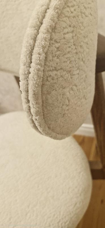 стулья качалки: Для гостиной, Новый, Нескладной, цвет - Бежевый Стул — 3