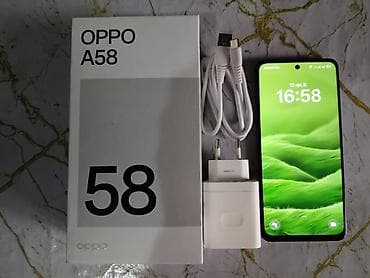 Oppo A58 4G, 128 GB, rəng - Qara