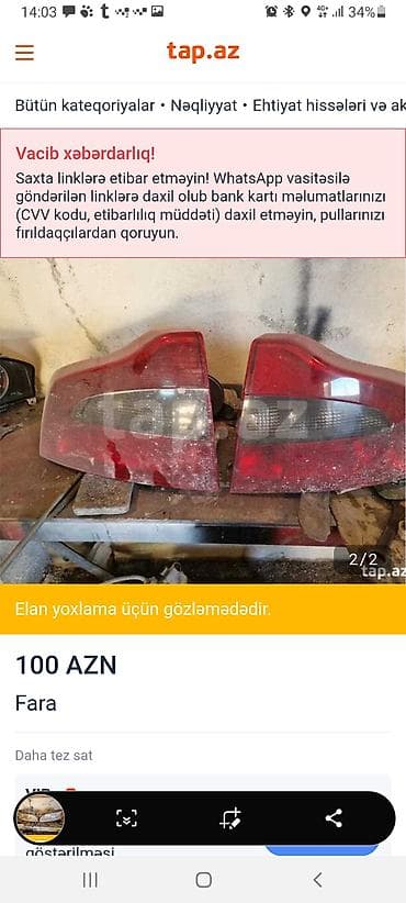 Komplekt, Volvo lalafo.az -da Komplekt, Volvo