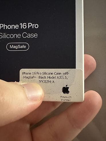 iphone 13 pro max case: Məhsul: Apple iPhone 16 Pro Silicone Case (MagSafe), qara Model — 4