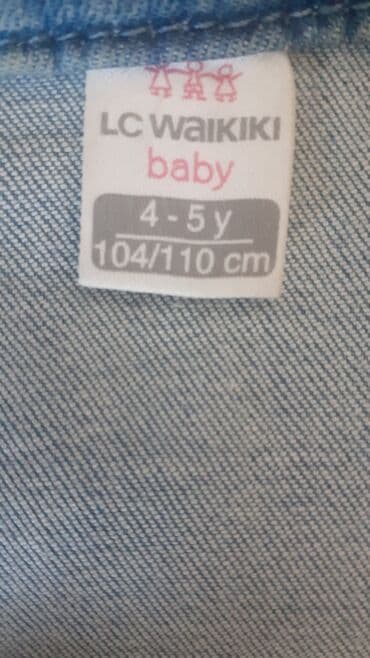 kişilər üçün flisli şalvarlar: Cins şalvar, Qız üçün, 4 - 5 yaş, Lc Waikiki — 2