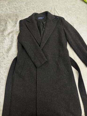 женские меховые снуды: Пальто, Ralph Lauren, цвет - Серый — 3