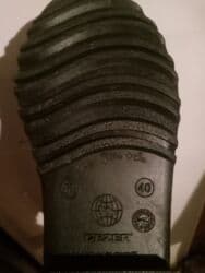 ağ rezin çəkmələr: Çəkmə, Ölçü: 40, rəng - Qara, Yeni — 3