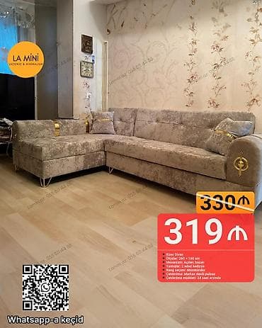 divan ustu parcalar: Künc divan, Açılan, Bazalı, Parça, Şəhərdaxili pulsuz çatdırılma — 1