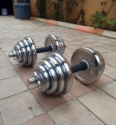 Железные Гантели, Вес: 30 кг, Новый