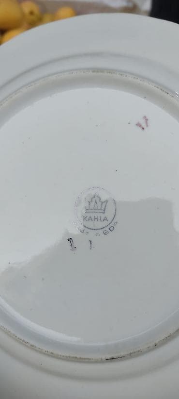 will kinder joy: Nahar dəsti, rəng - Qızılı, Farfor, Madonna, 96 nəfərlik, Almaniya — 3