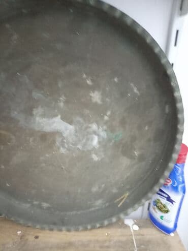 divar sekileri: Misin sinə qab (böyük mis sini) - Material: tam metal mis - Forma — 1