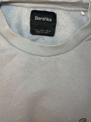 Köynəklər: Svitşot, Bershka, S, rəng - Göy — 3