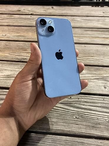 IPhone 14, Голубой, Битый