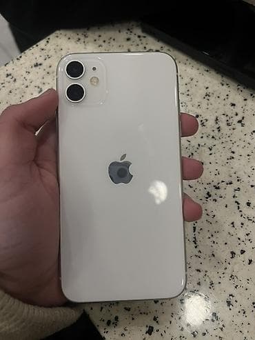 ipad 11: IPhone 11, 64 GB, Ağ, Barmaq izi, Simsiz şarj, Face ID — 1